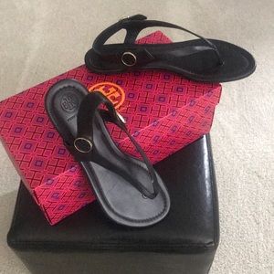 Brand new Tory Burch black sandal